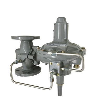 Tekanan / Kontrol Aliran Skid Emerson Fisher 299H/299HV/299HR/299HVR regulator tekanan dan Wicka pressure gauge set