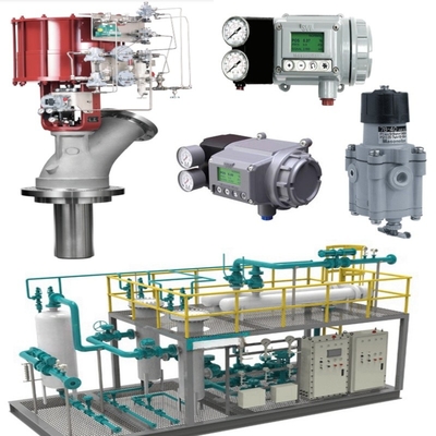 Katup kontrol pneumatik dengan sinyal kontrol linier 4-20 MA dan koneksi flanged untuk rentang tekanan