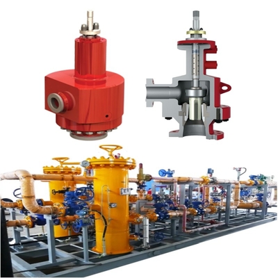 Flanged Control Valve Samson PN1.6~42MPa ANSI 150~2500LB Dengan Konik Atau O Ring Seat DN15~DN600