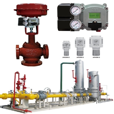 Katup Kontrol Aliran Pneumatik Dengan Koneksi Jenis Flange Besi Nodular Duktil Dan Trim Colokan Rotary Eksentrik