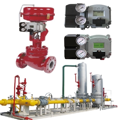 Masoneilan 41005 Regulator Tekanan Flanged Flow Control Valve Dengan Aktuator SVI-2/SVI-3