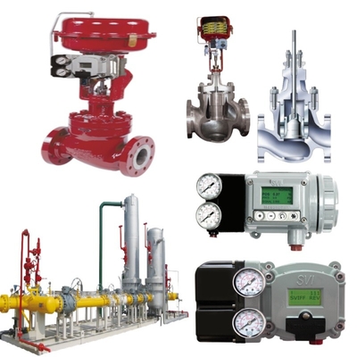 Masoneilan 41005 Regulator Tekanan Flanged Flow Control Valve Dengan Aktuator SVI-2/SVI-3