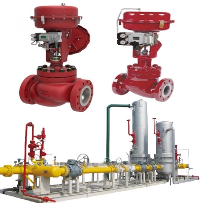 Masoneilan 41005 Regulator Tekanan Flanged Flow Control Valve Dengan Aktuator SVI-2/SVI-3