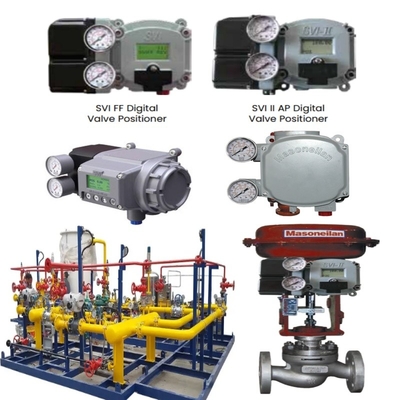 Klep Kontrol Aliran Skid Dengan Masoneilan 21000 Series Single-pass Valve 87/88 Silinder SVI FF SVI II AP Digital Valve Positioner