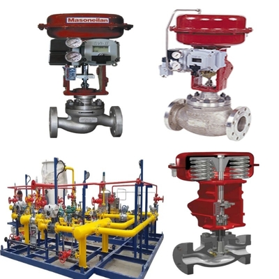 Klep Kontrol Aliran Skid Dengan Masoneilan 21000 Series Single-pass Valve 87/88 Silinder SVI FF SVI II AP Digital Valve Positioner