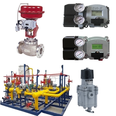Klep Kontrol Aliran Skid Dengan Masoneilan 21000 Series Single-pass Valve 87/88 Silinder SVI FF SVI II AP Digital Valve Positioner