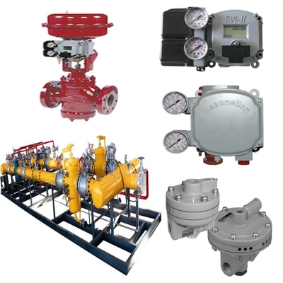 Saluran Pengganti Katup Dengan Masoneilan 10000 Katup Kontrol Baja Karbon Tipe 87/88 Pneumatic Actuator SVI II SVI3 Valve Positioner