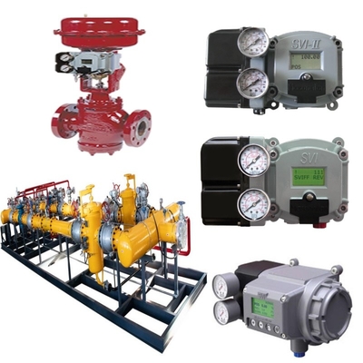Saluran Pengganti Katup Dengan Masoneilan 10000 Katup Kontrol Baja Karbon Tipe 87/88 Pneumatic Actuator SVI II SVI3 Valve Positioner