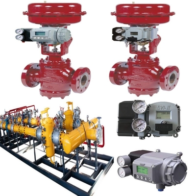 Saluran Pengganti Katup Dengan Masoneilan 10000 Katup Kontrol Baja Karbon Tipe 87/88 Pneumatic Actuator SVI II SVI3 Valve Positioner