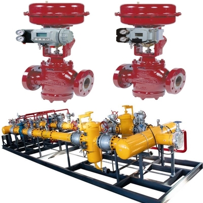 Saluran Pengganti Katup Dengan Masoneilan 10000 Katup Kontrol Baja Karbon Tipe 87/88 Pneumatic Actuator SVI II SVI3 Valve Positioner