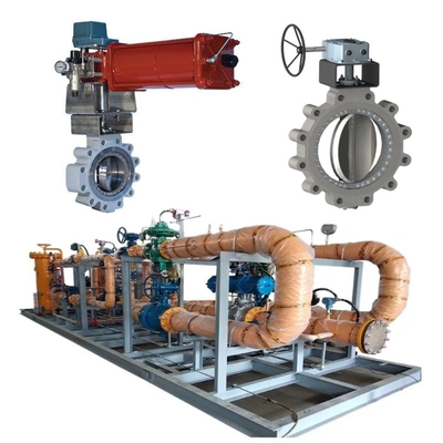 Valve Switching Skid Masoneilan 33000 Stainless Steel Butterfly Valve SVI1000 SVI II SVI3 Valve Positioner