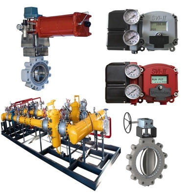 Valve Switching Skid Masoneilan 33000 Stainless Steel Butterfly Valve SVI1000 SVI II SVI3 Valve Positioner