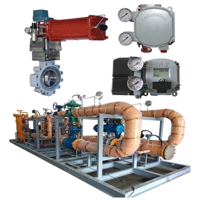 Valve Switching Skid Masoneilan 33000 Stainless Steel Butterfly Valve SVI1000 SVI II SVI3 Valve Positioner