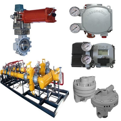 Valve Switching Skid Masoneilan 33000 Stainless Steel Butterfly Valve SVI1000 SVI II SVI3 Valve Positioner