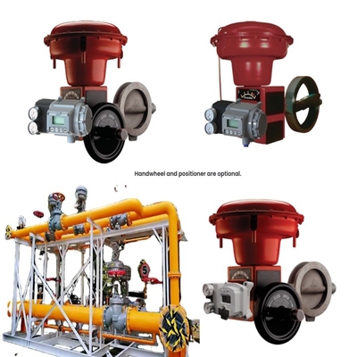 Ventil Gas Alam Skid Masoneilan 37002 Seri Klep Kontrol Kupu-kupu SVI2 SVI3 4700E Ventil Positioner 496 Rotary Switch