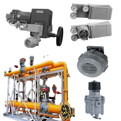 Ventil Gas Alam Skid Masoneilan 37002 Seri Klep Kontrol Kupu-kupu SVI2 SVI3 4700E Ventil Positioner 496 Rotary Switch