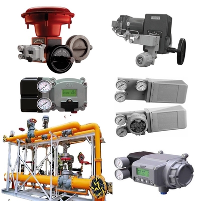 Ventil Gas Alam Skid Masoneilan 37002 Seri Klep Kontrol Kupu-kupu SVI2 SVI3 4700E Ventil Positioner 496 Rotary Switch