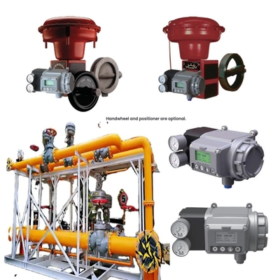 Ventil Gas Alam Skid Masoneilan 37002 Seri Klep Kontrol Kupu-kupu SVI2 SVI3 4700E Ventil Positioner 496 Rotary Switch