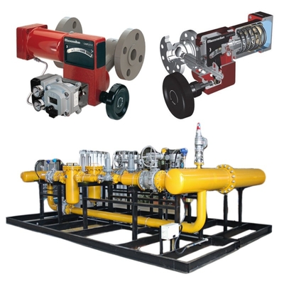 Ventil Gas Alam Skid Oleh Masoneilan 35002 Kontrol Ventil Tipe 35 Aktuator SVI1000/SVI2/SVI3 Positioner ACSO Solenoid Valve