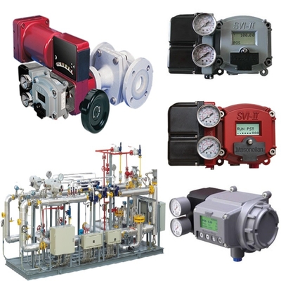 Valve Gas Alam Skid By Masoneilan 31000 Control Valve SVI II AP SVI3 Valve Positioner ASCO Solenoid Valve Set