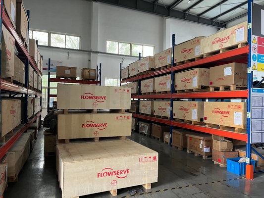 Katup Kontrol Cina Dengan Flowserve 3200MD Seri Positioner Digital Valve Dan ASCO Solenoid Valve Di Stok