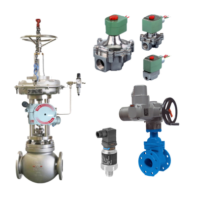 Flowserve Valve Positioner 3800 520MD 3200MD Dengan ASCO Solenoid Valves Untuk Pneumatic Control Ball Valve