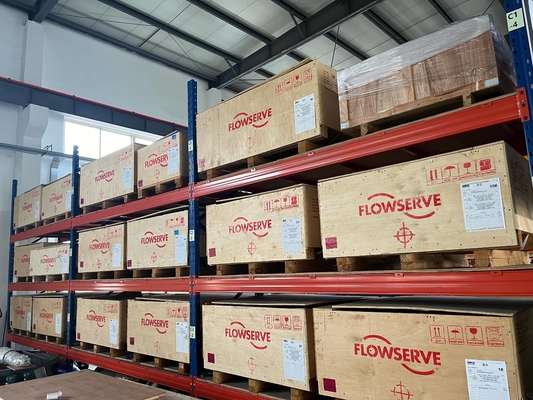 Katup Kontrol Cina Dengan Flowserve 3200MD Seri Positioner Digital Valve Dan ASCO Solenoid Valve Di Stok