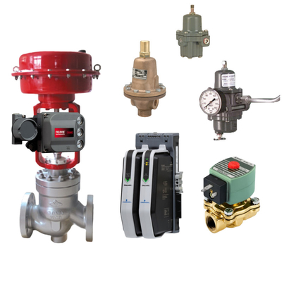 Stock ASCO Solenoid Valve Dengan Emerson Fisher DVC6200 Double Acting Dengan Feedback Digital Valve Controller Positioner