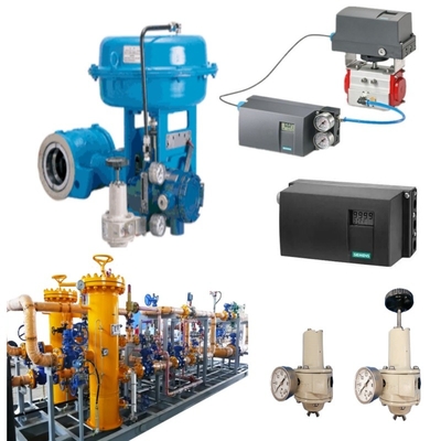 Excentric Rotary Control Valve Dengan Siemens 6DR5010 Valve Positioner Untuk Pengendalian Cairan yang Tepat