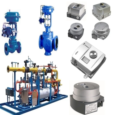 Flanged PFA PFA Liners Pneumatic Control Valve Positioner Samson dengan 4-20 mA Signal