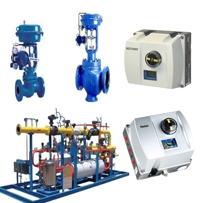 Flanged PFA PFA Liners Pneumatic Control Valve Positioner Samson dengan 4-20 mA Signal