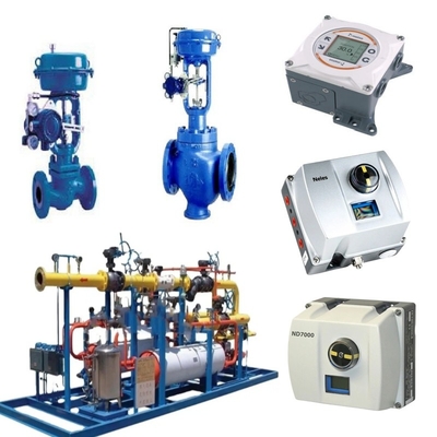 Flanged PFA PFA Liners Pneumatic Control Valve Positioner Samson dengan 4-20 mA Signal