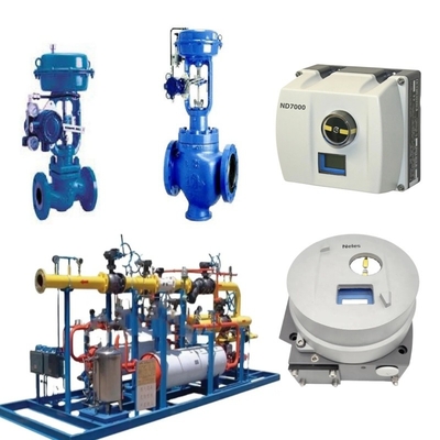 Flanged PFA PFA Liners Pneumatic Control Valve Positioner Samson dengan 4-20 mA Signal