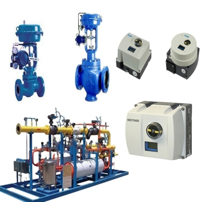 Flanged PFA PFA Liners Pneumatic Control Valve Positioner Samson dengan 4-20 mA Signal