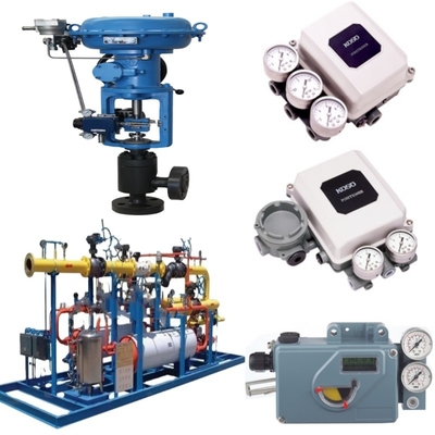 Flanged Pneumatic Control Valve Positioner dengan 4-20 MA Signal -196 hingga 400\u00b0C
