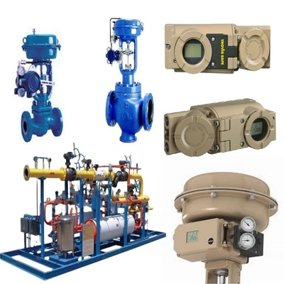 Katup kontrol Cina dengan sambungan tipe flange dan sinyal kontrol 4-20 mA