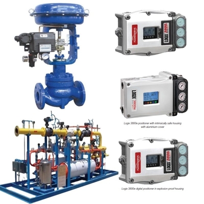 Flowserve Positioner 3200MD 520MD 3800 dengan Spirax Sarco Actuator untuk suhu media Udara Minyak Gas kisaran -40 ° sampai 85 °