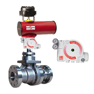 Flowser Positioner 510 520MD 3200MD Dengan Burkert Solenoid Valves Stock Supplier Untuk Pneumatic Control Valve