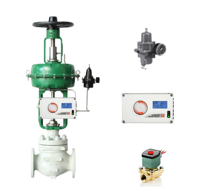 Flowserve Valve Positioner 3800 520MD 3200MD Dengan ASCO Solenoid Valves Untuk Pneumatic Control Ball Valve