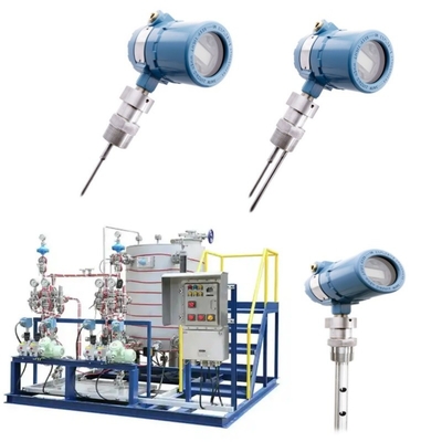 Skid dipasang sistem dengan Fisher-Rosemount 3301 dipandu gelombang radar tingkat pemancar