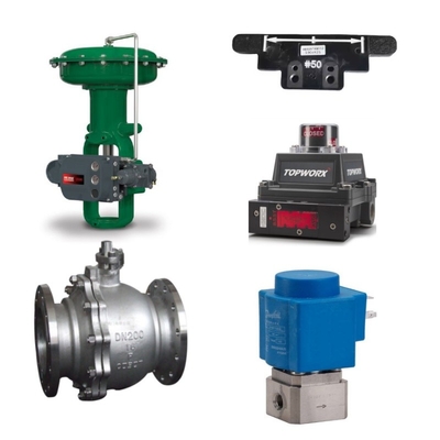 Cina katup bola dengan Fisher 657/667 Aktuator, Kontroler katup cerdas DVC6200 Fisher Magnetic Strip, Danfoss Solenoid Valve, TopWorx Switch