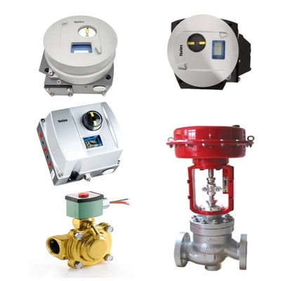 Neles klep pengontrol ND9103HN ND9103FN ND9103PN ND9103HX posisier cerdas ASCO katup solenoid dan Cina pneumatik actuator katup bola lengkap set
