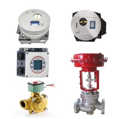Neles klep pengontrol ND9103HN ND9103FN ND9103PN ND9103HX posisier cerdas ASCO katup solenoid dan Cina pneumatik actuator katup bola lengkap set