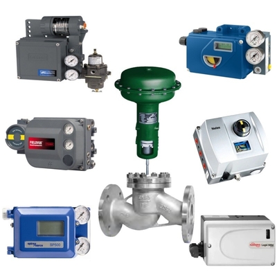 Stok besar katup kontrol Cina dengan Fisher Aktuator dan Fisher / Foxboro / Spirax Sarco / Neles / Flowserve Valve Positioner
