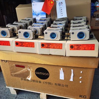 Samson Control Globe Valves 3241 dengan 3277 Aktuator Pneumatik dan Masoneilan SVI2 21113111 Valve Positioner 4708 Regula