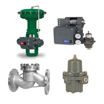 Katup kontrol dengan Fisher 667/657 Pneumatic Actuator DVC6200/3582/3582I Bracket Valve Positioner Dan 67CFR-225 Filter Regulator
