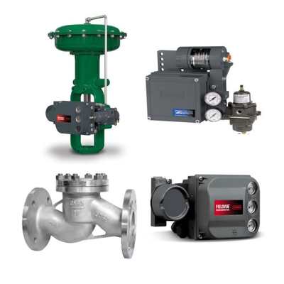 Katup kontrol dengan Fisher 667/657 Pneumatic Actuator DVC6200/3582/3582I Bracket Valve Positioner Dan 67CFR-225 Filter Regulator