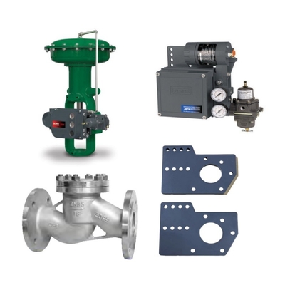 Katup kontrol dengan Fisher 667/657 Pneumatic Actuator DVC6200/3582/3582I Bracket Valve Positioner Dan 67CFR-225 Filter Regulator