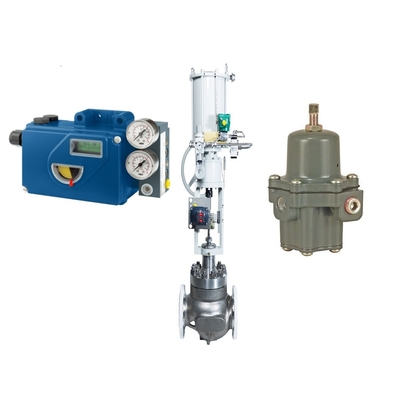 Klep kontrol Cina berkualitas tinggi dengan Fisher 67CFR Filter Regulator Dan ASCO Lima posisi Tiga arah Solenoid Valve Foxboro SRD991 Valve Positioner