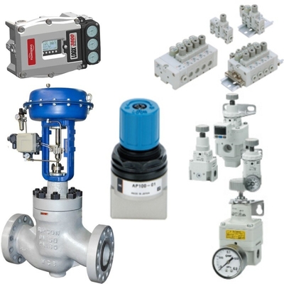 Flowserve Digital Valve Positioner 3800 520MD 3200MD Dengan ASCO Solenoid Valves Untuk Pneumatic Flow Control Valve